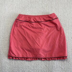 Lija Golf / Tennis Skort Skirt Size S Pull On Pink  Activewear Pickleball Sports